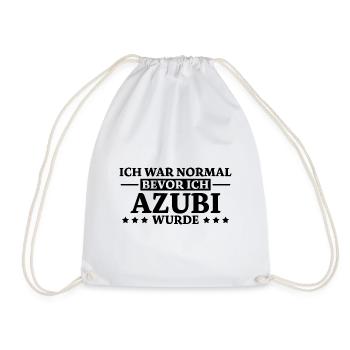 Azubi Spruch Lehrling Job Lustiges Azubi Geschenk - Turnbeutel - Weiß - Vorne