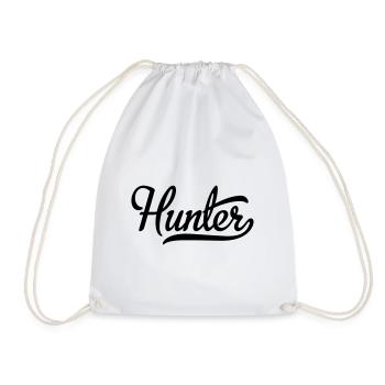 Hunter - Drawstring Bag - white - Front