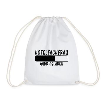 Hotelfachfrau Spruch Lustig Hotelfachfrau Geschenk - Turnbeutel - Weiß - Vorne