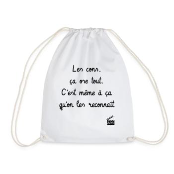Les cons, ça ose tout ! Les Tontons Flingueurs - Sac de sport léger - blanc - Devant