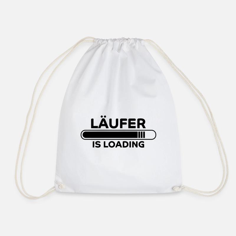 Läufer Spruch Fun Laufen Lustiges Läufer Geschenk - Turnbeutel - Weiß