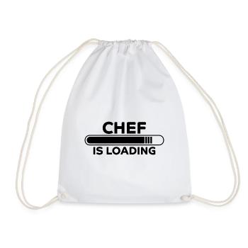 Chef Spruch Beruf Kollegen Lustiges Chef Geschenk - Turnbeutel - Weiß - Vorne