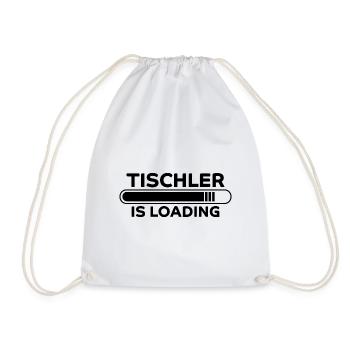 Tischler Spruch Beruf Lustiges Tischler Geschenk - Turnbeutel - Weiß - Vorne