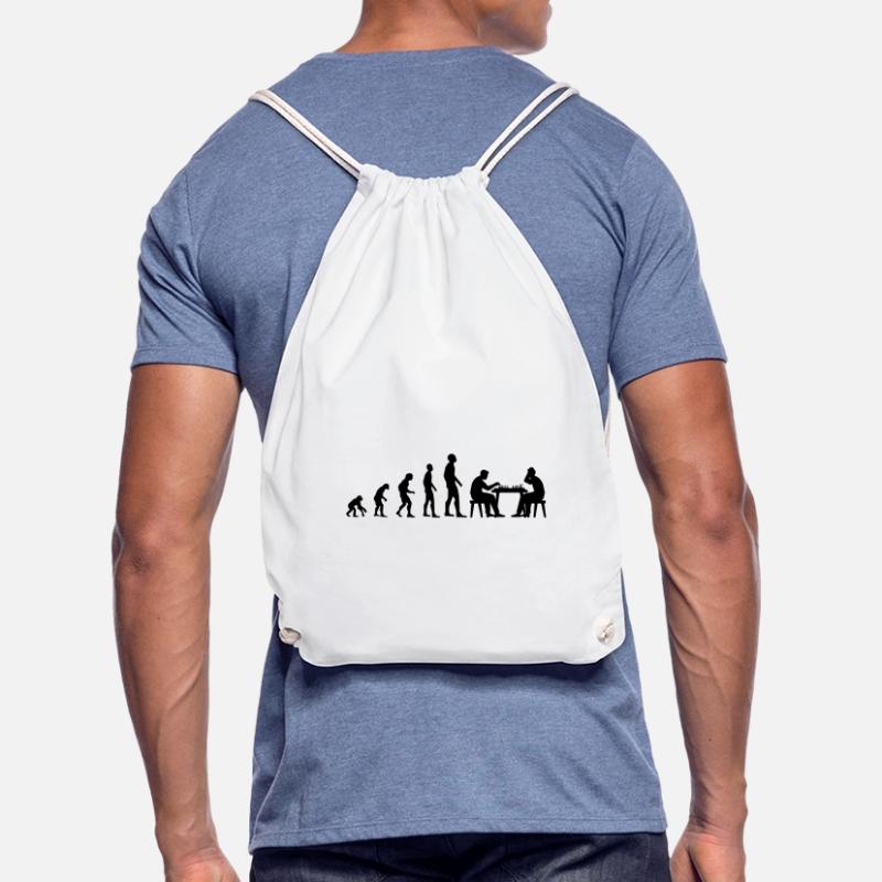 Chess Evolution Development Drawstring Bag