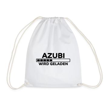 Azubi Spruch Lehrling Job Lustiges Azubi Geschenk - Turnbeutel - Weiß - Vorne