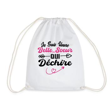 Belle Sœur Qui Déchire - Belle Soeur Qui Déchire - Sac de sport léger - blanc - Devant