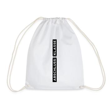 Graduating Class of 2026 Colour Black - Drawstring Bag - white - Front