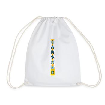 Oarsome Rowing design - Drawstring Bag - white - Front