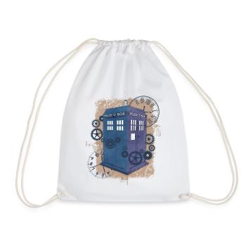 Steampunk policebox - Sac de sport léger - blanc - Devant