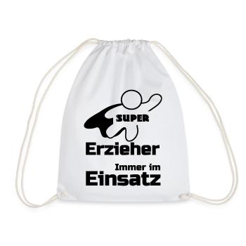 Super Erzieher Geschenk - Turnbeutel - Weiß - Vorne