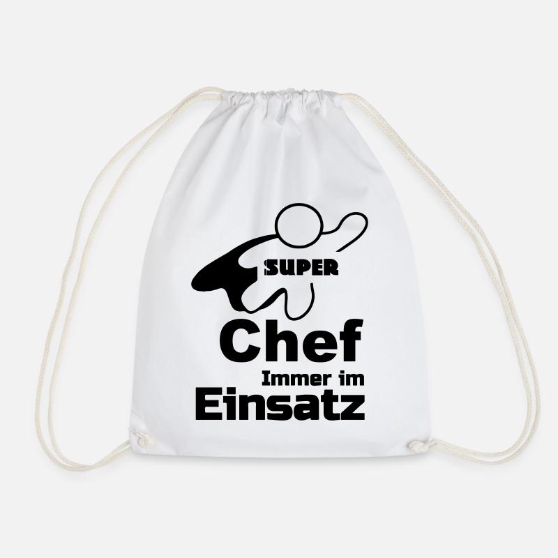 Super Chef Geschenk - Turnbeutel - Weiß