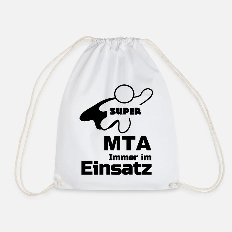 Super MTA Geschenk - Turnbeutel - Weiß