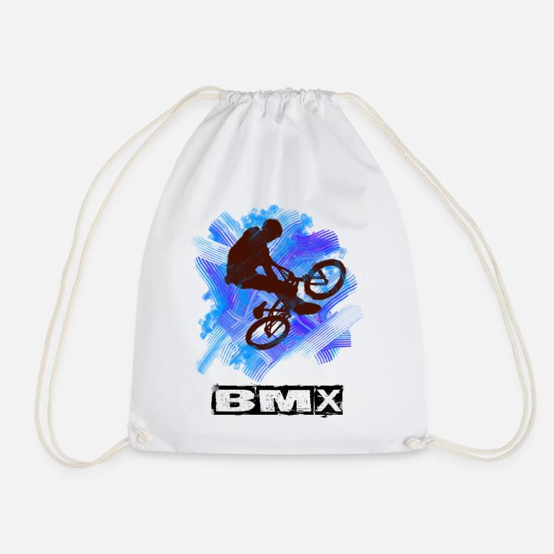 Bmx - Turnbeutel - Weiß