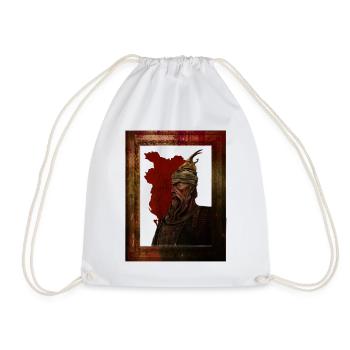 Gjergj Kastrioti - Drawstring Bag - white - Front