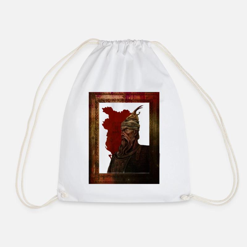 Gjergj Kastrioti - Drawstring Bag - white