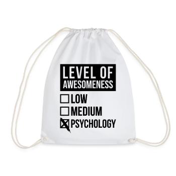 psychologie - Sac de sport léger - blanc - Devant