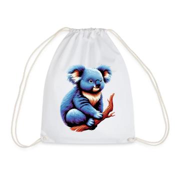 Koala - Drawstring Bag - white - Front