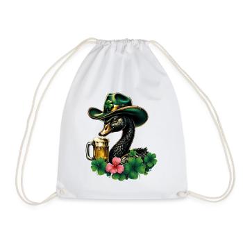 A touch of Ireland - Drawstring Bag - white - Front