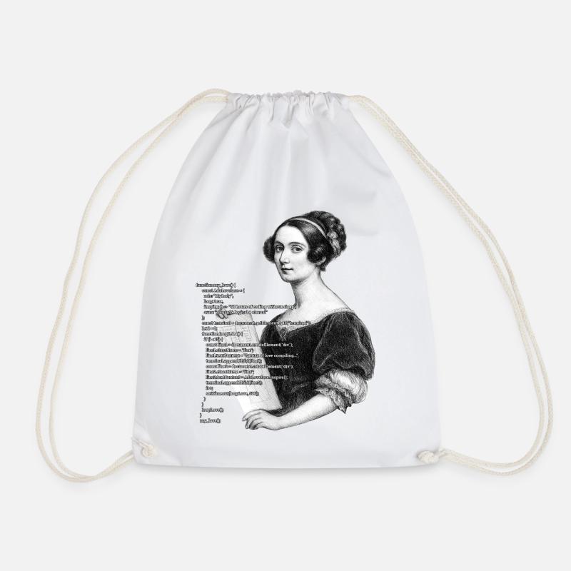 Ada Lovelace Ästhetische Malerei - Turnbeutel - Weiß