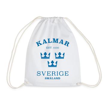 Kalmar, Sverige, Suède - Sac de sport léger - blanc - Devant