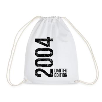22e anniversaire – année de naissance 2004 - Sac de sport léger - blanc - Devant