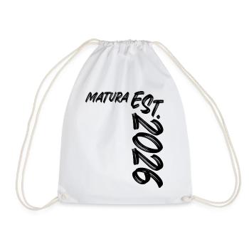 Matura Est. 2026 - Drawstring Bag - white - Front
