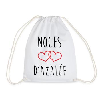 Azalea's Wedding 57 years of marriage - Drawstring Bag - white - Front