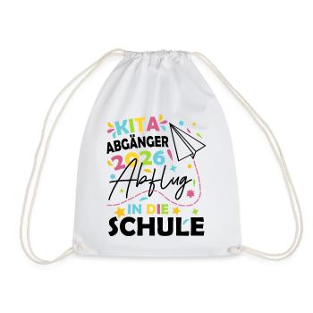 Kita Abgänger 2026 - Turnbeutel - Weiß - Vorne