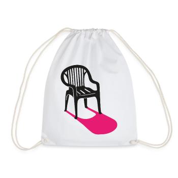 Monobloc – design classics for every occasion - Drawstring Bag - white - Front