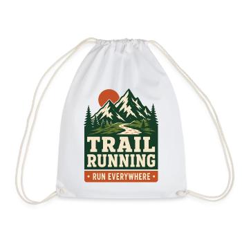 Course en sentier - Courez partout - Sac de sport léger - blanc - Devant