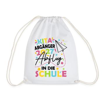 Kita Abgänger 2027 - Turnbeutel - Weiß - Vorne