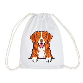 Nova Scotia Duck Tolling Retriever - Turnbeutel - Weiß - Vorne
