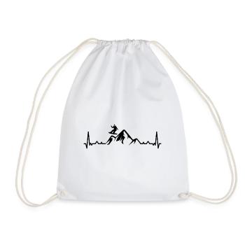 Heartbeat Mountain et Snowboard - - Sac de sport léger - blanc - Devant