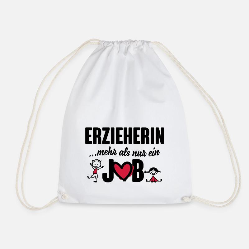 Erzieherin - mehr als nur ein Job - Turnbeutel - Weiß