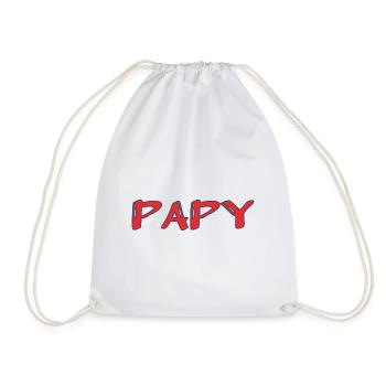 BONNE FÊTE PAPA. PAPA. FÊTE DES PÈRES. PÈRE - Sac de sport léger - blanc - Devant