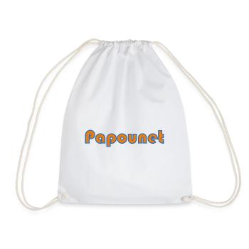PAPOUNET. PAPA. FÊTE DES PÈRES. BONNE FÊTE PAPA - Sac de sport léger - blanc - Devant