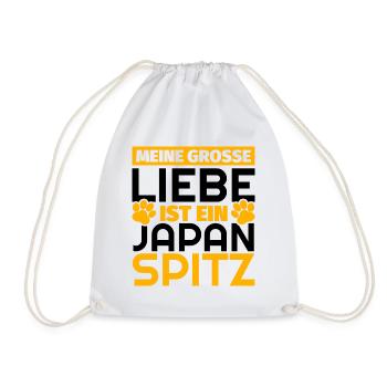 Japan Spitz Geschenke lustig - Turnbeutel - Weiß - Vorne