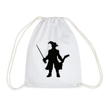 Bard the Master of Music, RPG Design - Drawstring Bag - white - Front