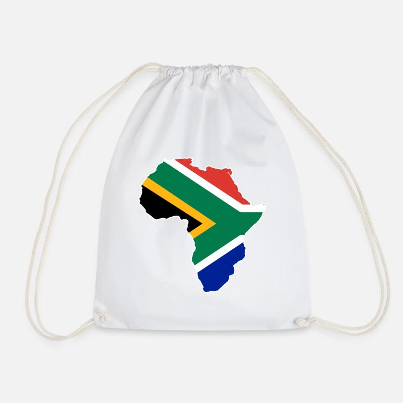 Südafrika - Turnbeutel - Weiß