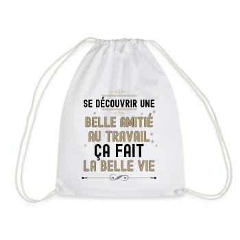 Collègue Et Mon Ami Cadeau Collègues - Sac de sport léger - blanc - Devant