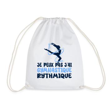 Ich kann nicht Ich habe Vintage Rhythmic Gym Frau - Turnbeutel - Weiß - Vorne