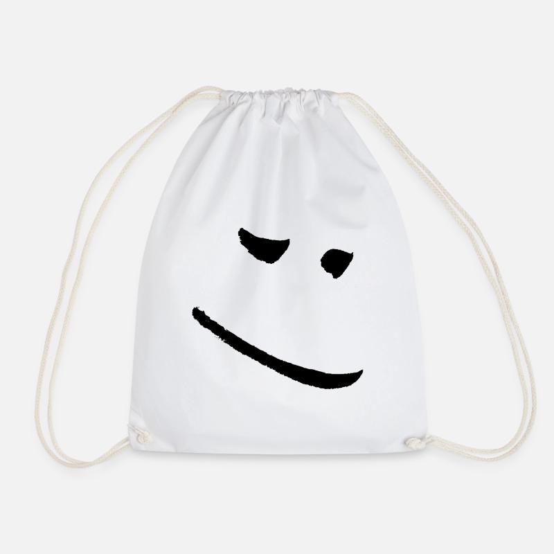 good mood - Drawstring Bag - white