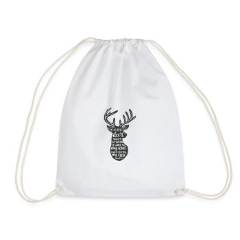 Bible bible verses christian sayings jesus god - Drawstring Bag - white - Front