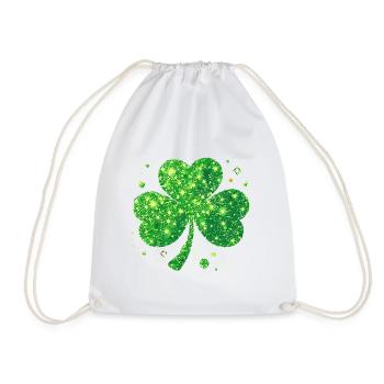 Fête de la Saint-Patrick Trèfle Lucky - Sac de sport léger - blanc - Devant
