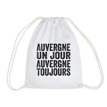 Auvergne Un Jour Auvergne Toujours - Sac de sport léger - blanc - Devant