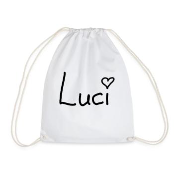 Luci - Turnbeutel - Weiß - Vorne