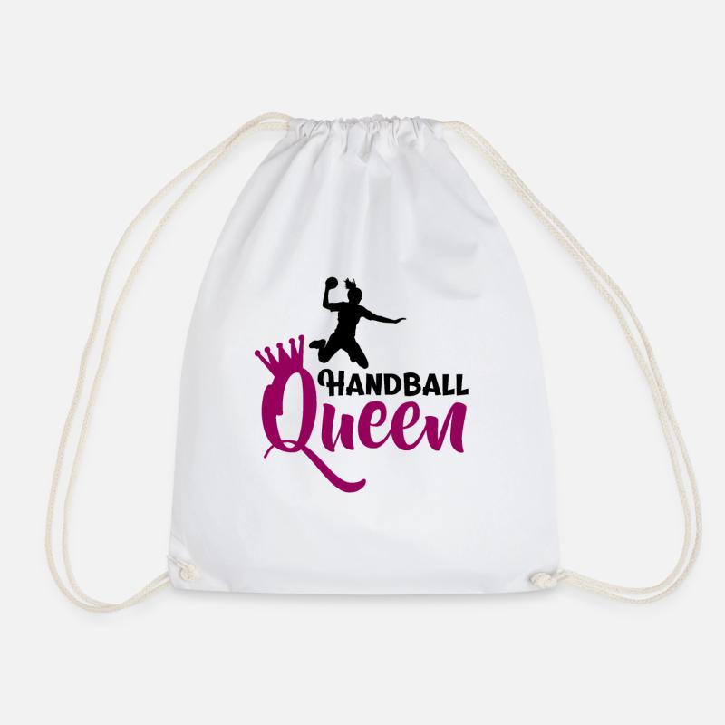 Handball Queen - Turnbeutel - Weiß
