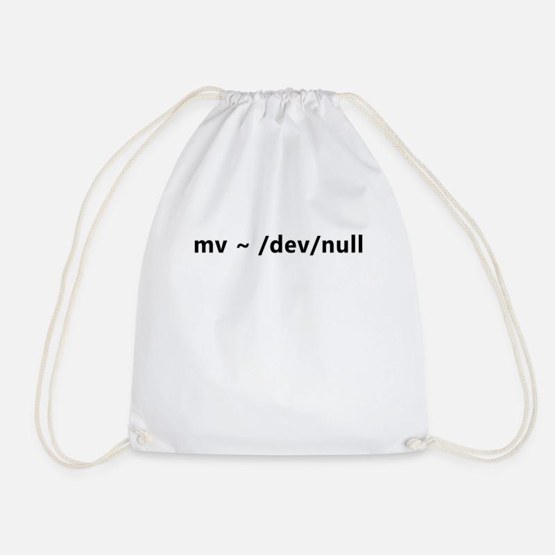 Commandes Linux dangereuses de Linux Admin - Sac de sport léger - blanc
