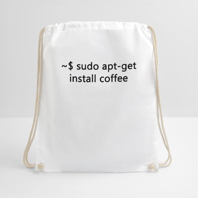Sysadmin Linux Sudo Apt-Get Kaffee Programmierer Turnbeutel