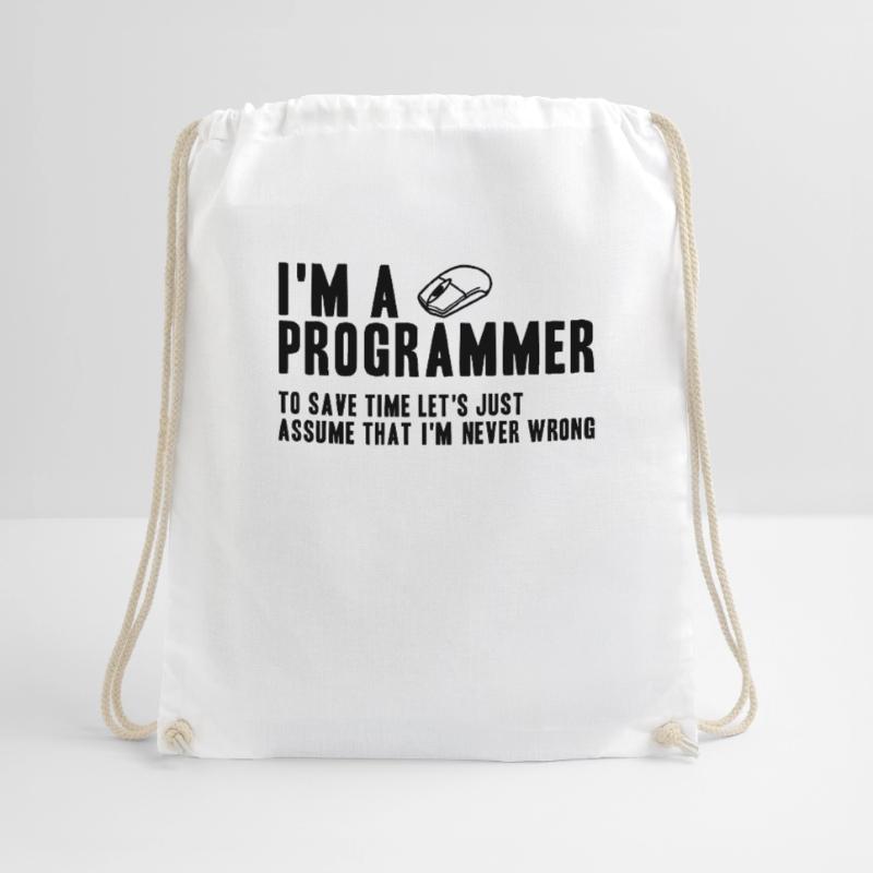 Geschenk für Programmierer Coding Programmer Turnbeutel